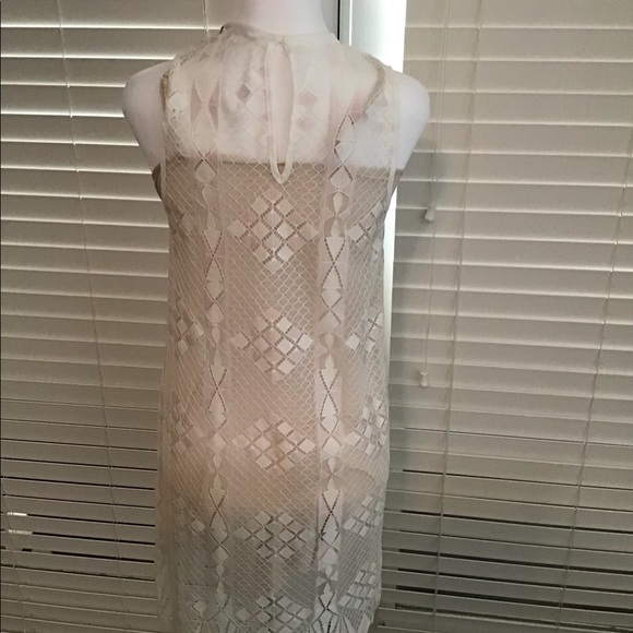 Ladies new CF soft pink and cream lace dress - Picture 4 of 4